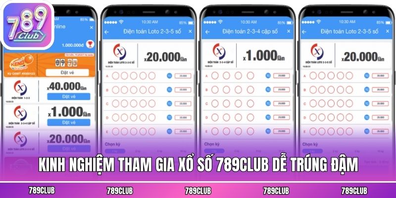 Kinh nghiệm tham gia xổ số 789club dễ trúng đậm